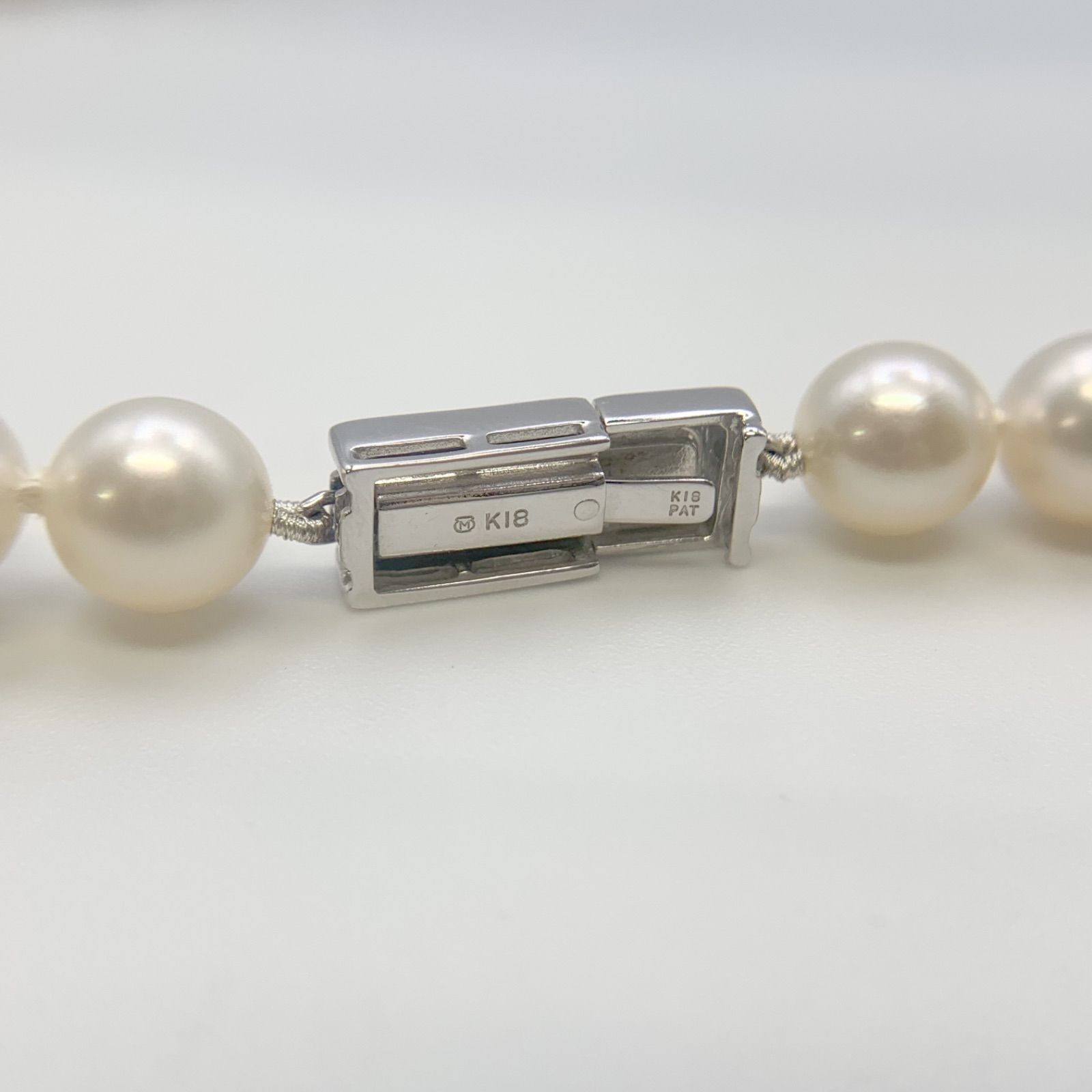 最終価格】【中古】ミキモト MIKIMOTO アコヤ真珠7.5-8mm パール 