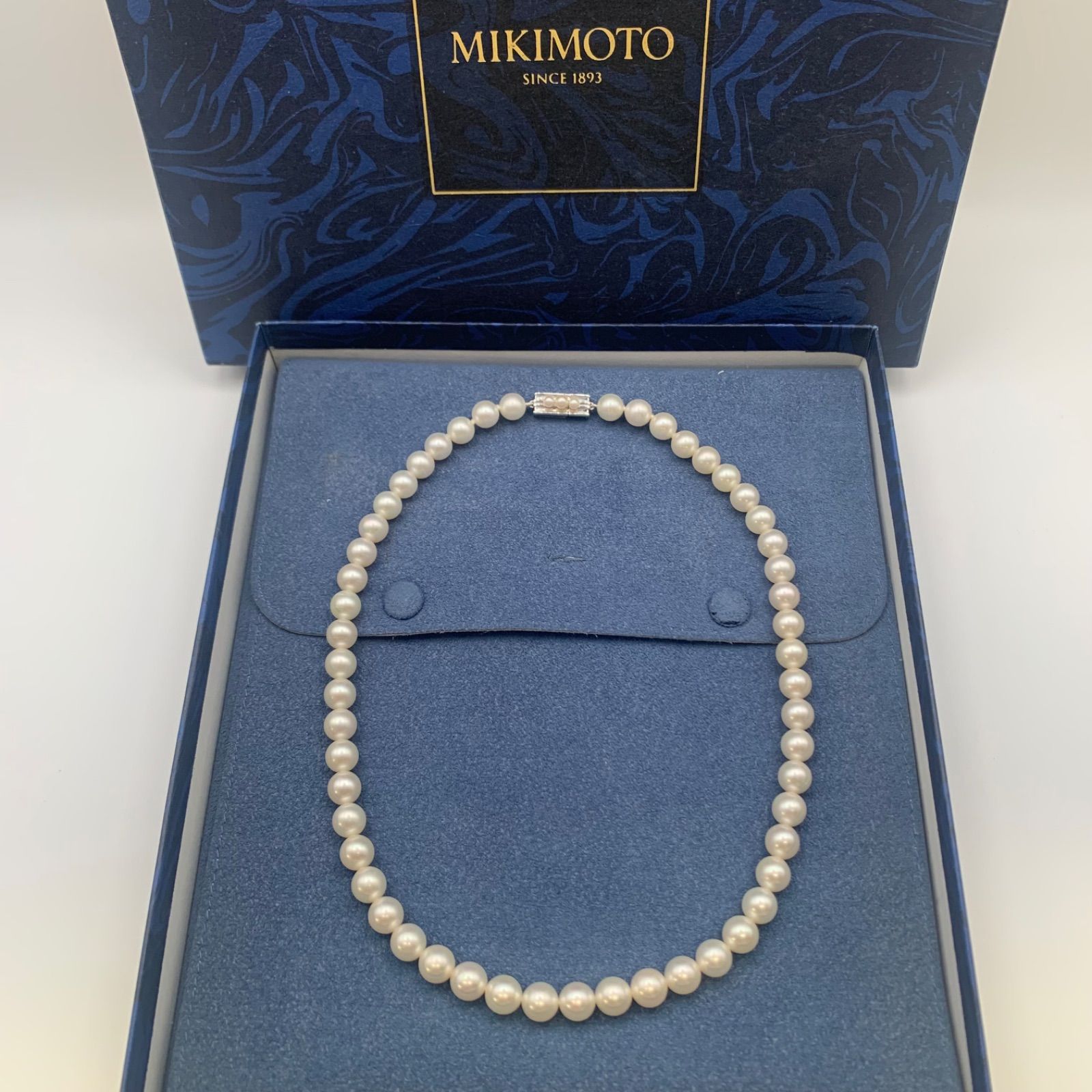 最終価格】【中古】ミキモト MIKIMOTO アコヤ真珠7.5-8mm パール 