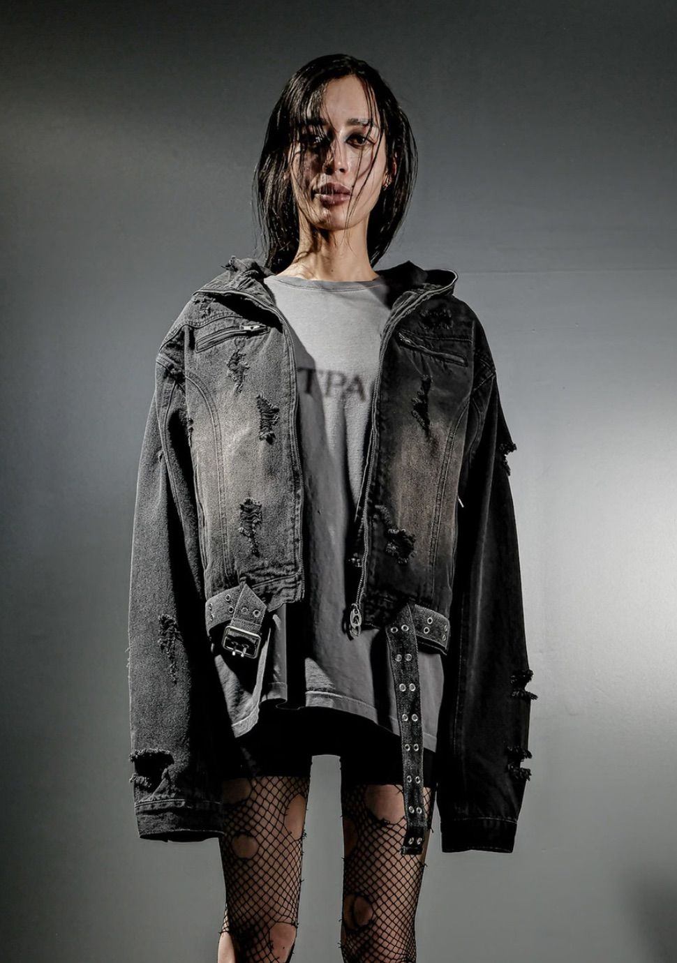 新品【DIG YOUR OWN GRAVE】DENIM HOOD JKT / 【ディグユアオウン 