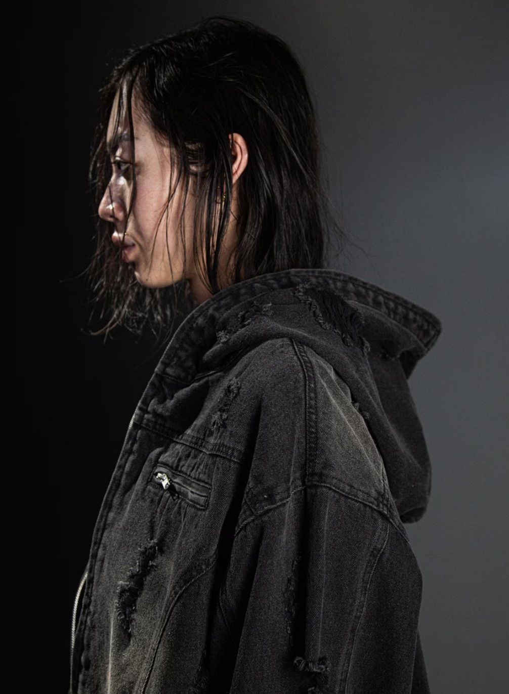新品【DIG YOUR OWN GRAVE】DENIM HOOD JKT / 【ディグユアオウン