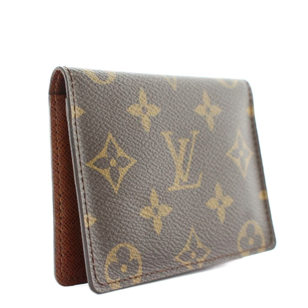 ルイヴィトン LOUIS VUITTON モノグラム ポルト2カルト ヴェルティカル