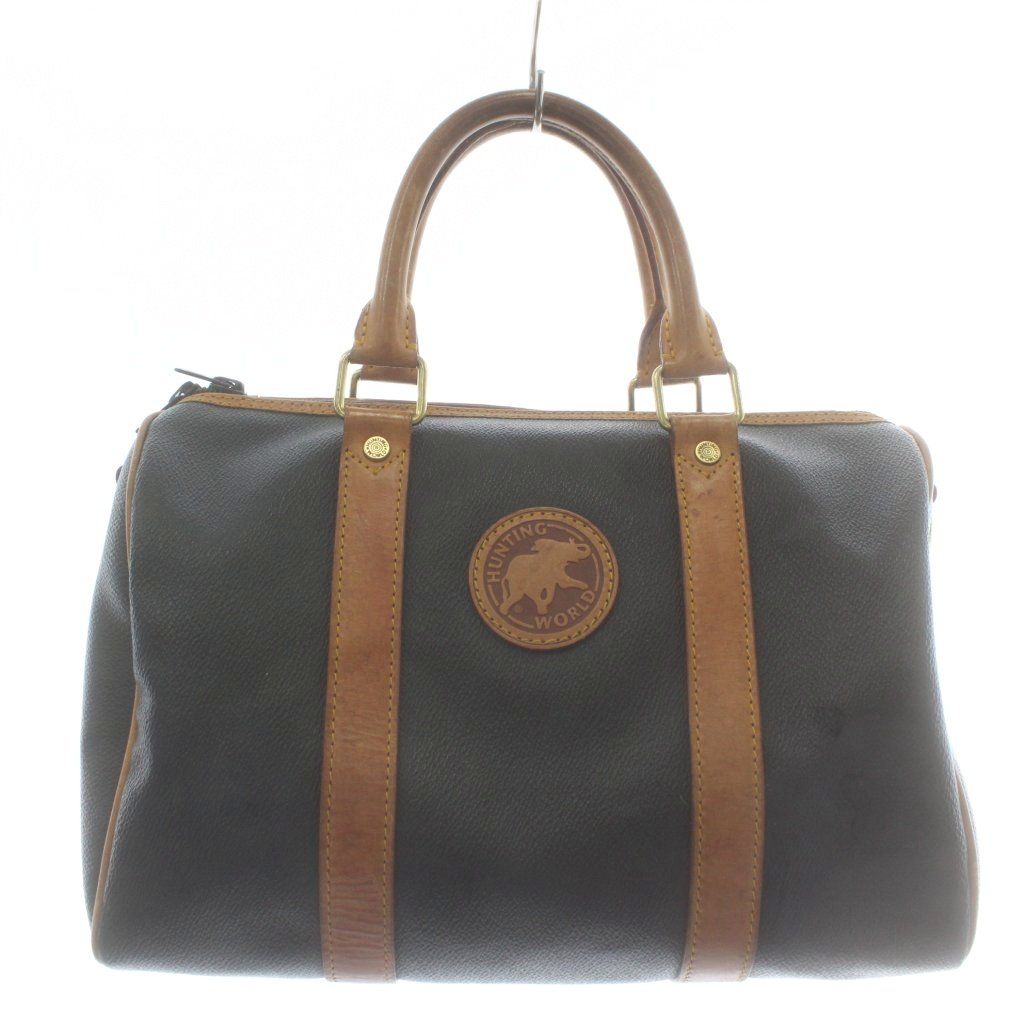 ハンティングワールド HUNTING WORLD ミニボストンバッグ ハンド PVC