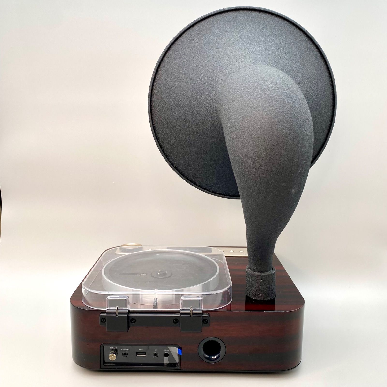 ORION アンティークホーン スピーカー SMS4BTCT 木目調 CDプレイヤー