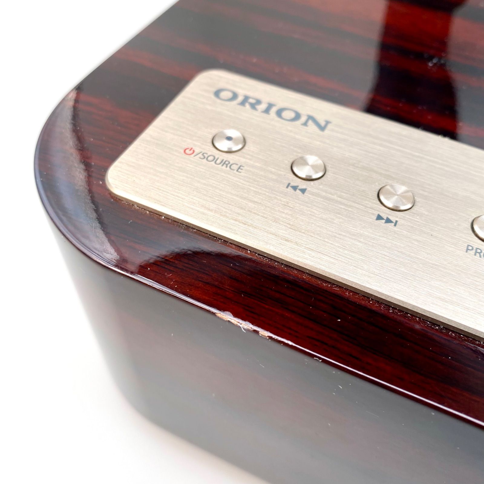 ORION アンティークホーン スピーカー SMS4BTCT 木目調 CDプレイヤー