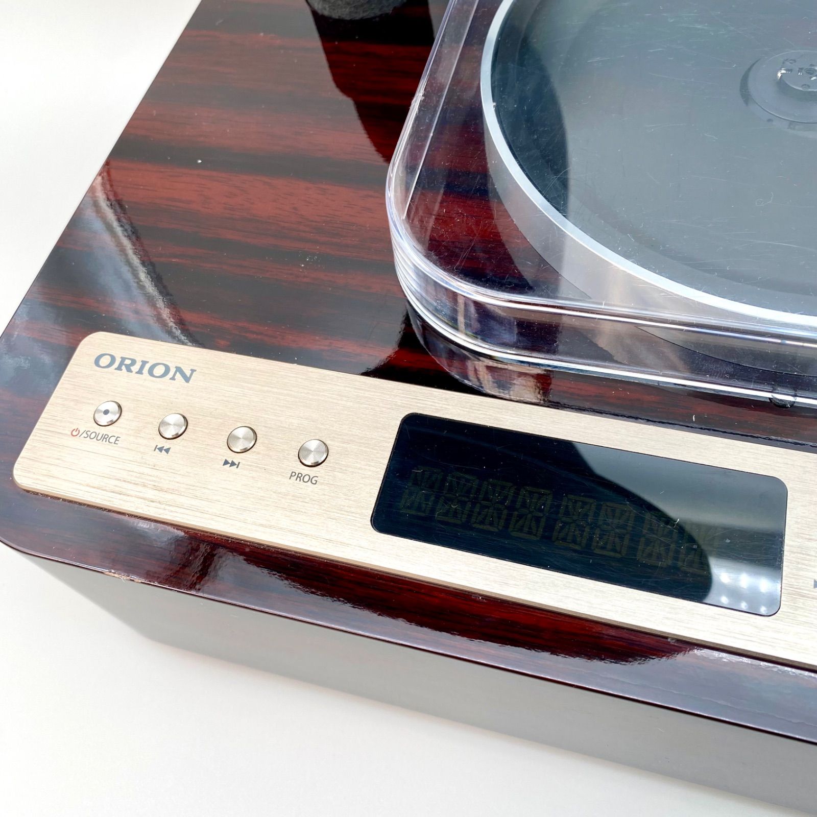 ORION アンティークホーン スピーカー SMS4BTCT 木目調 CDプレイヤー