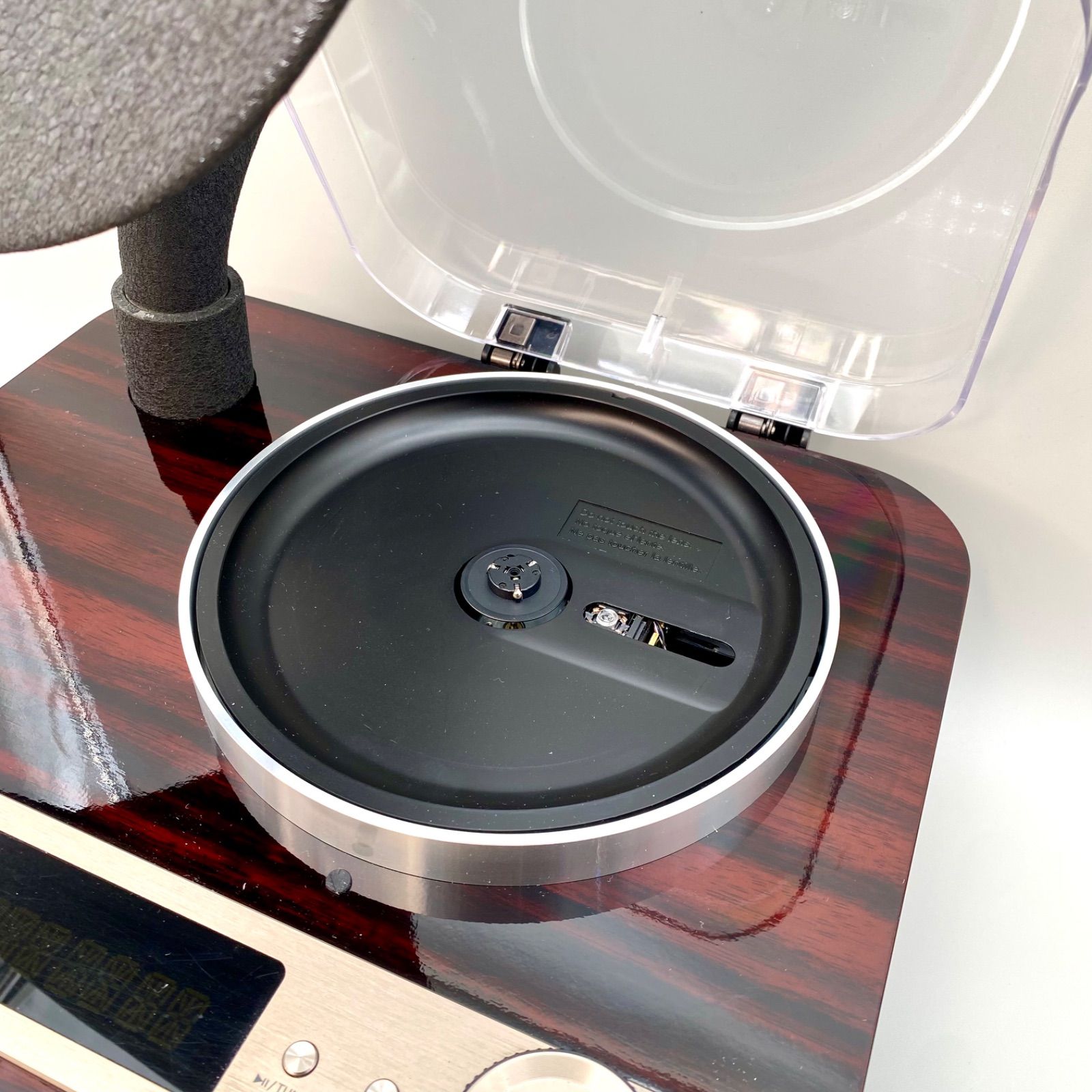 ORION アンティークホーン スピーカー SMS4BTCT 木目調 CDプレイヤー