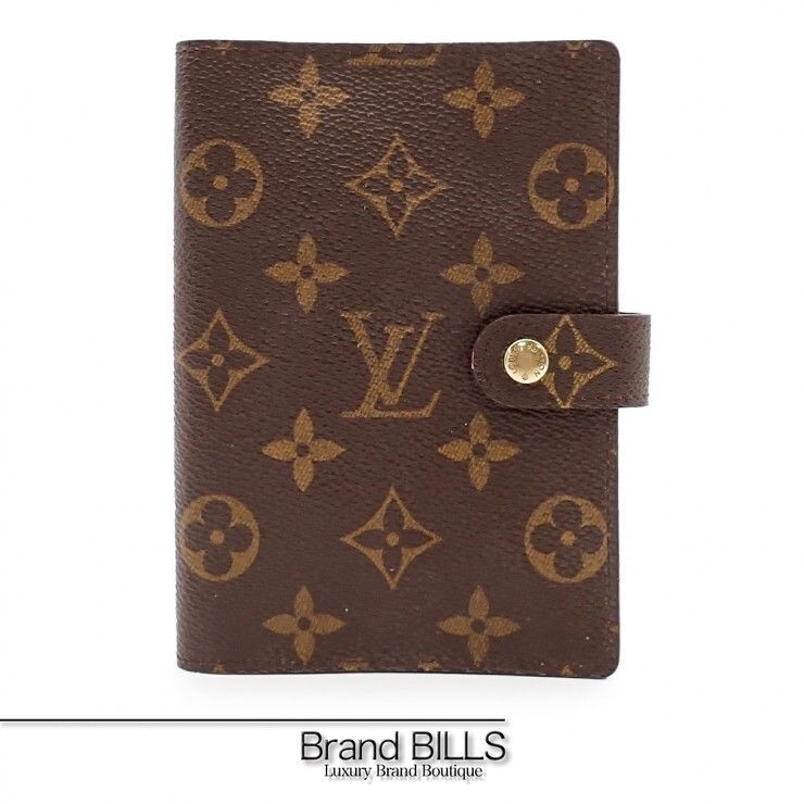 訳アリ LOUIS VUITTON ルイ ヴィトン アジェンダPM R 20005 モノグラムキャンバス ブラウン ユニセックス