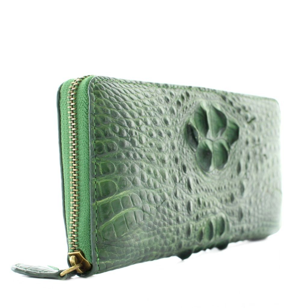 ロダニア RODANIA 長財布 クロコダイル ワニ革 レザー ラウンド