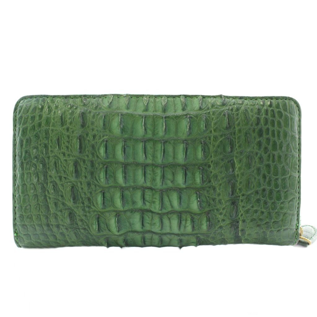 ロダニア RODANIA 長財布 クロコダイル ワニ革 レザー ラウンド