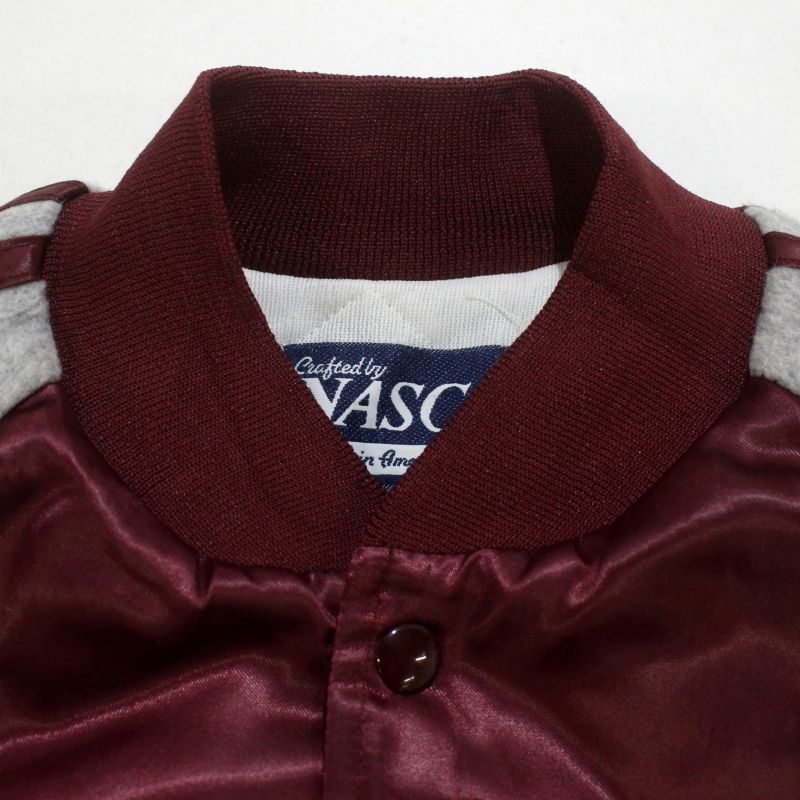 80s USA製 vintage NASCO 中綿 フリース切り替え スタジャン メンズ 
