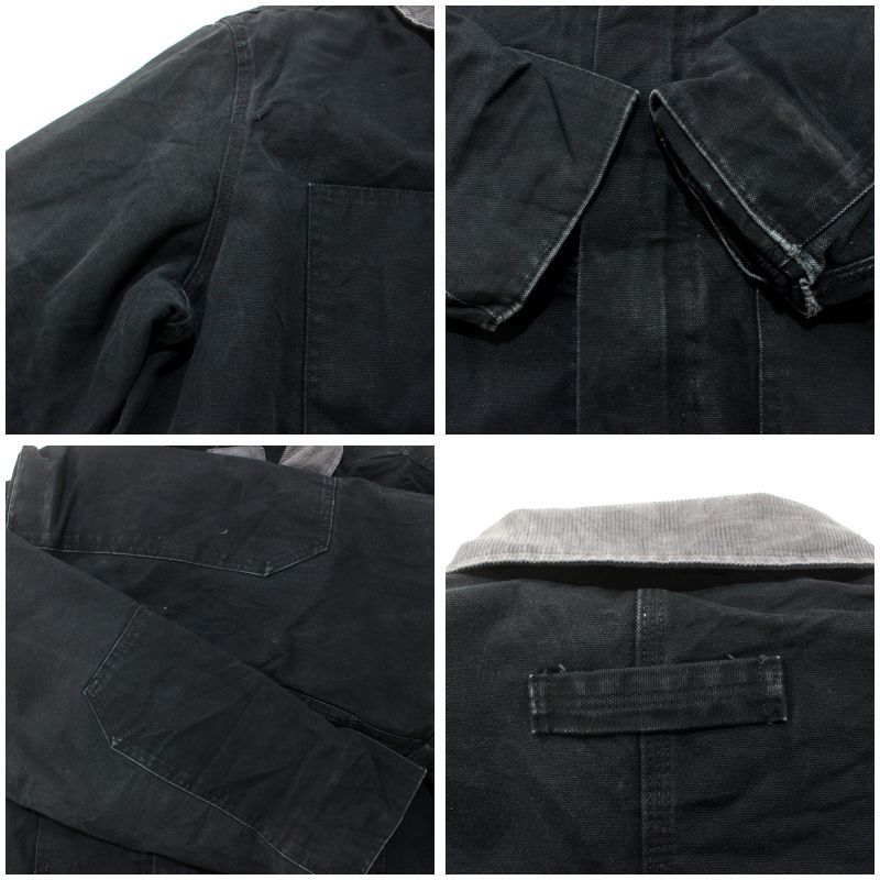 00s Dickies 襟コーデュロイ ダック ジャケット メンズ 表記Mサイズ