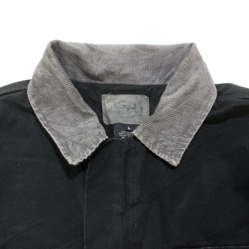 00s Dickies 襟コーデュロイ ダック ジャケット メンズ 表記Mサイズ