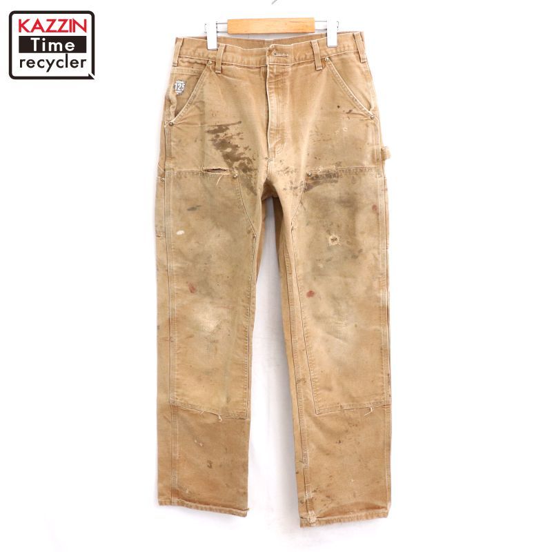 00s USA製 Carhartt 125周年 ダック ペインターパンツ メンズ Mサイズ相当