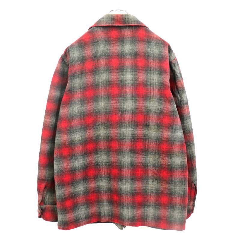 50s vintage PENDLETON オンブレチェック柄 ウール イージー