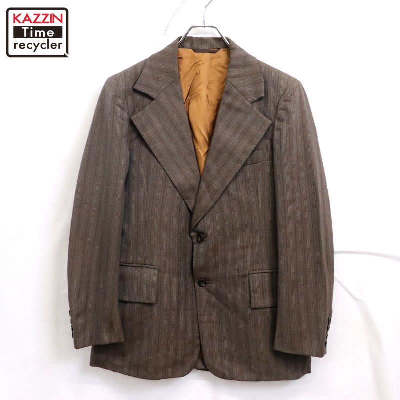 70s vintage ウール テーラードジャケット メンズ Sサイズ相当 - メルカリ