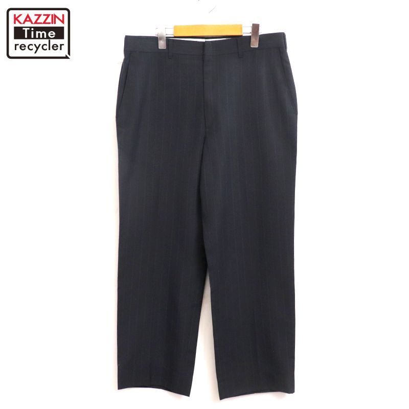 80s USA製 vintage HAGGAR ハガー ストライプ柄 スラックスパンツ