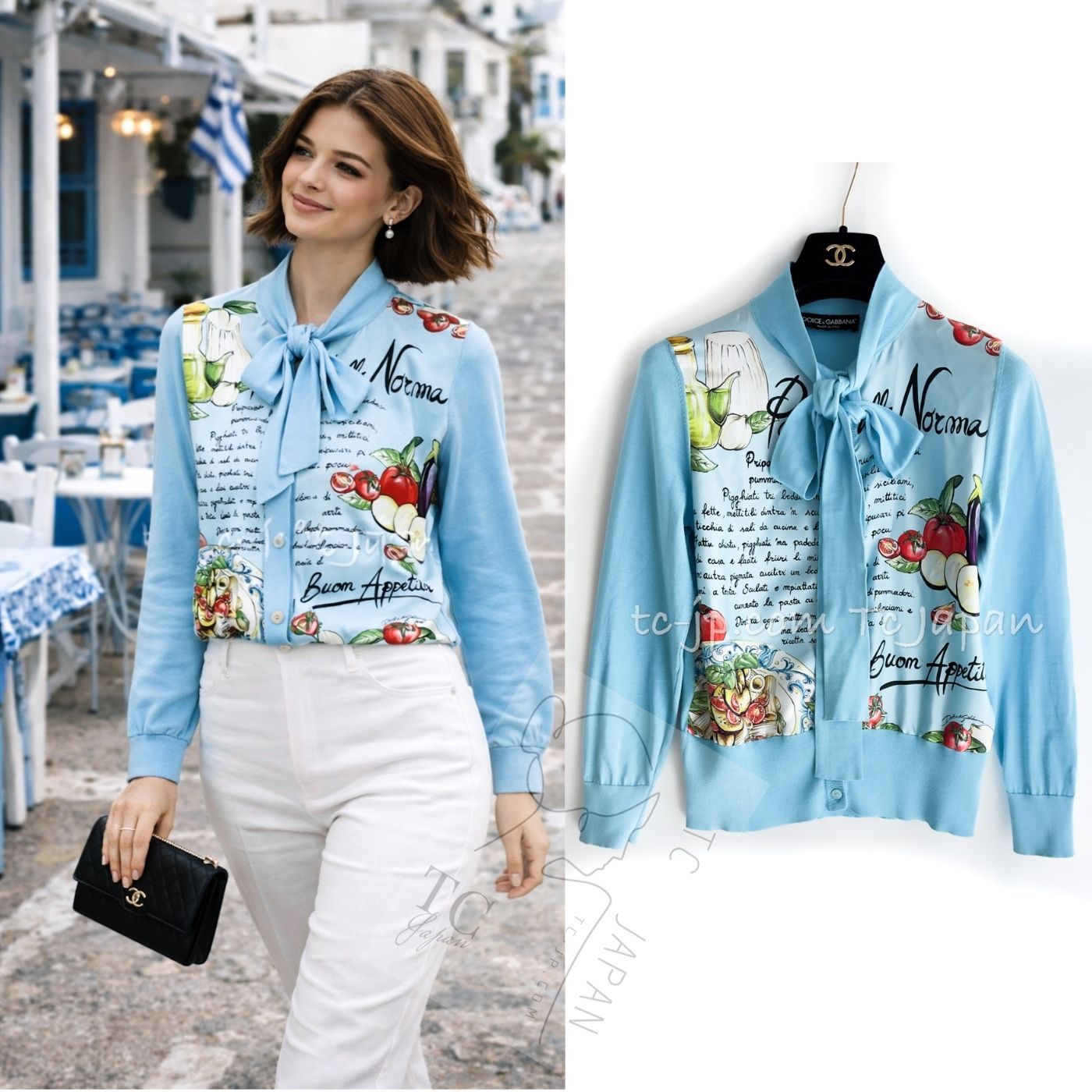 ドルチェ アンド ガッバーナ カーディガン DOLCE & GABBANA パスタ ニット シルク 超美品 36 ドルチェ アンド ガッバーナ カーディガン DOLCE & GABBANA パスタ