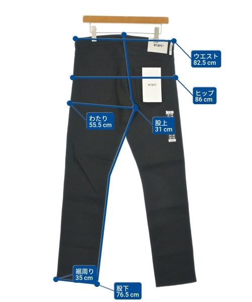パンツ WTAPS ダブルタップス デニムパンツ L 茶 【古着】【】【送料無料】
