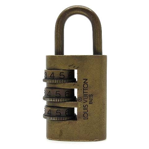 ルイヴィトン LOUIS VUITTON ダイヤル式 パドロック カデナ 南京錠