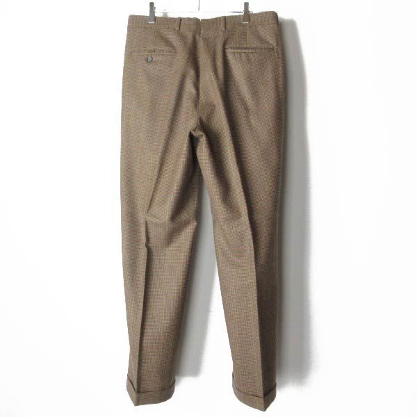 極美品 70s-80s USA製 ノードストローム×CORBIN 千鳥格子 ウール