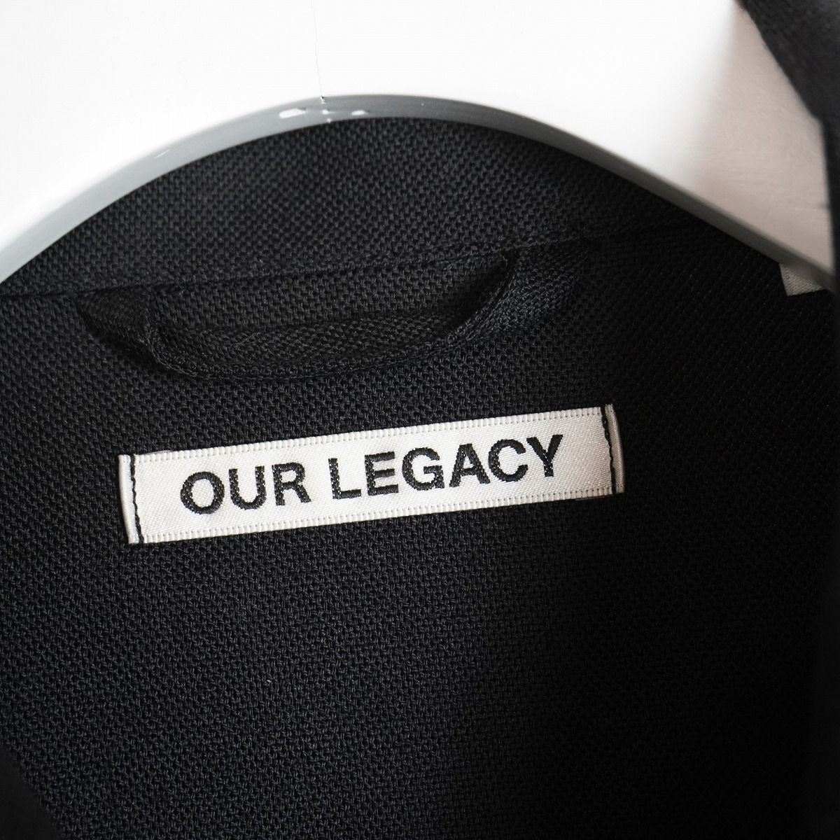 国内正規 美品 OUR LEGACY アワーレガシー BOX SHIRT レザー リーフ 