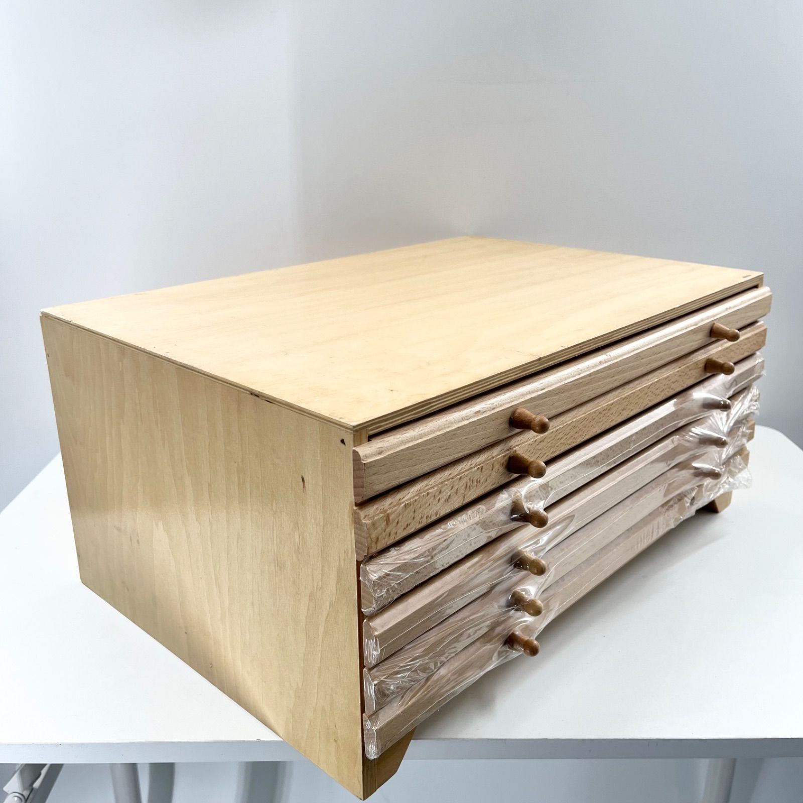 モンテッソーリ 幾何タンス 幾何学 引き出し 木製 教具 Monte Kids