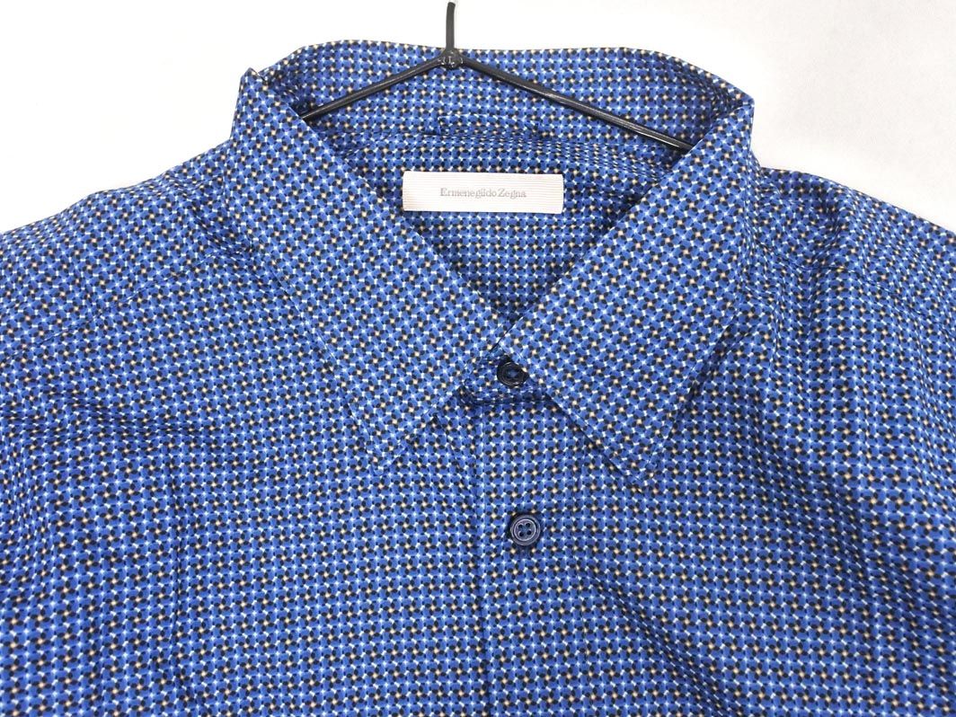 新品 Ermenegildo Zegna エルメネジルド ゼニア 大きいサイズ 総柄