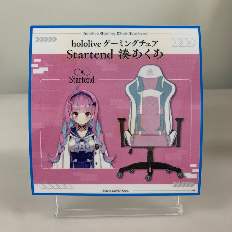 ♥品 品 ホロライブ ゲーミングチェア Startend 湊あくあ グッズ VTuber 053-260202-AS-13-min
