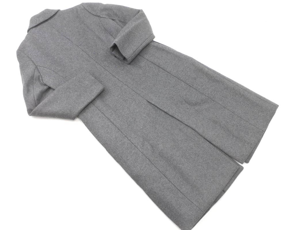 heliopole エリオポール ウール混 ロング コート size36/グレー