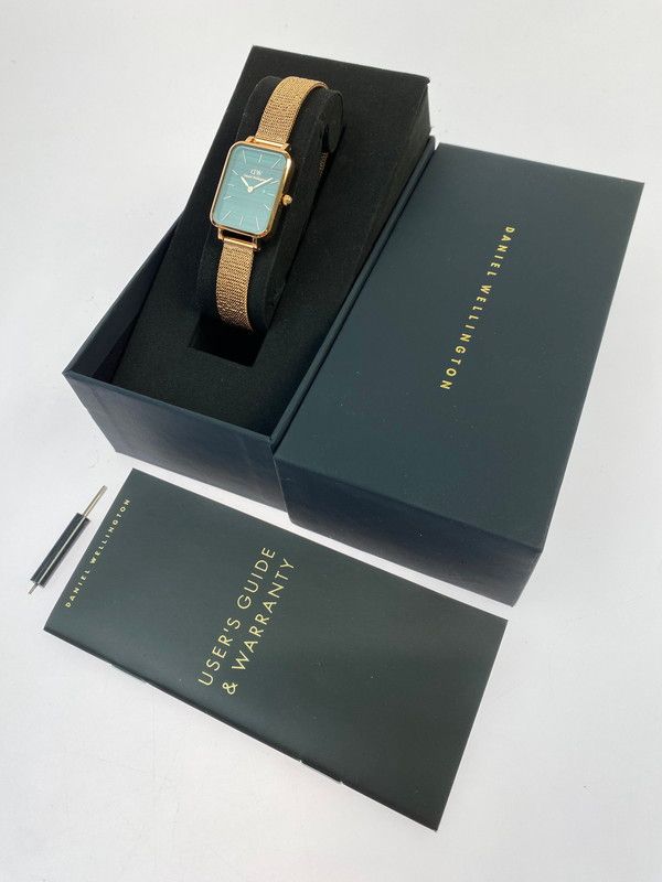 品 Daniel Wellington ダニエルウェリントン QUADRO PRESSED MELROSE GREEN ROSE GOLD クアドロ プレスド メルローズ グリーン ローズゴールド 腕時計 198 260202 em 50 min