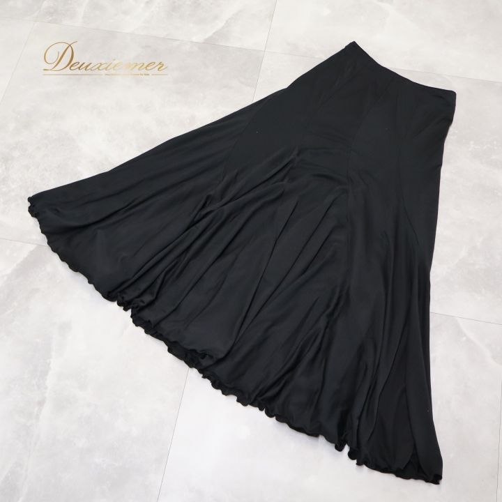 フラメンコ ファルダ スカート ブラック系 チャコット Chacott 日本製