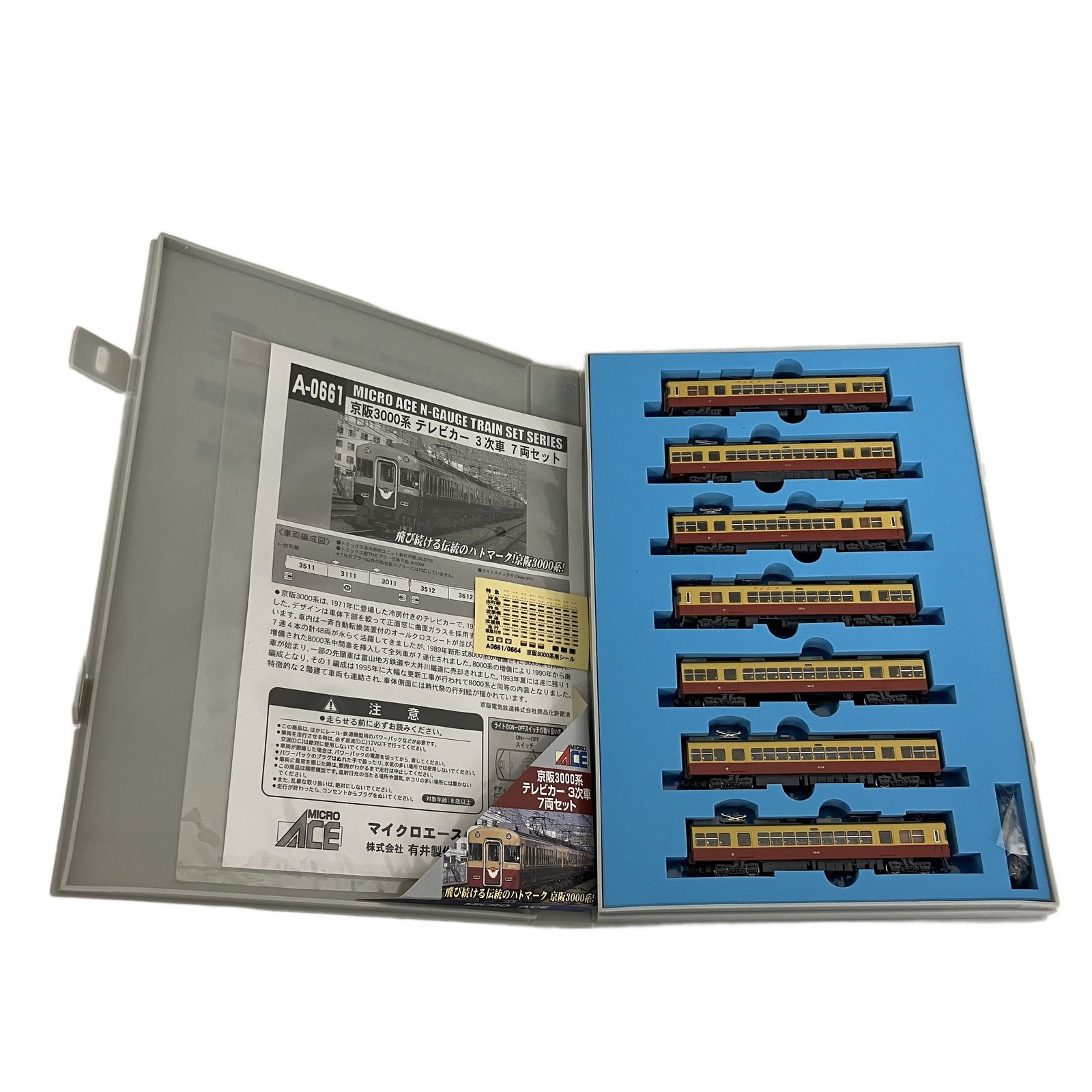 MICROACE A-0661 京阪3000系 テレビカー 3次車 7両セット Nゲージ 鉄道