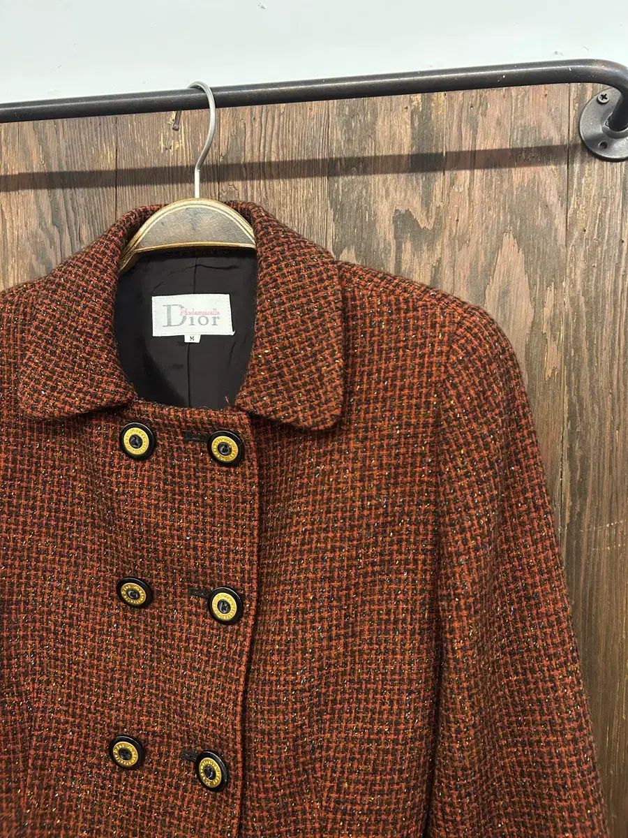 クリスチャン ディオール マドモアゼル 正規品 レッド ツイード