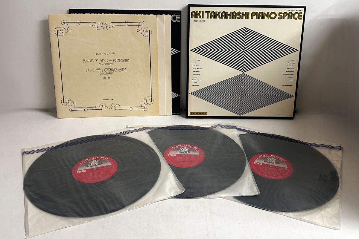 3 discs LP 高橋アキ 高橋アキの世界 ANGEL |00780