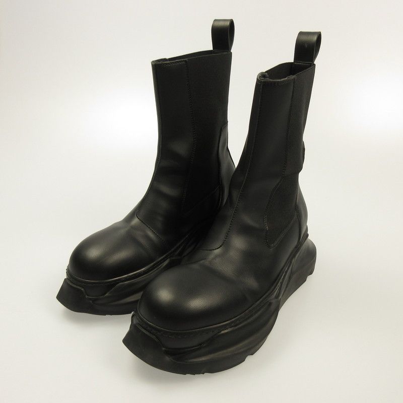 【姫路東店】  Rick Owens | リックオウエンス ブーツ DRKSHDW BEATLE ABSTRACT Boots DU01C6846 ブラック 【127】