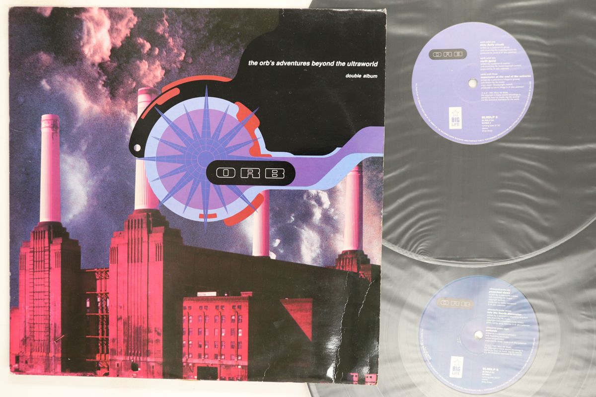 2 discs LP Orb Orbs Adventures Beyond The Ultraworld BLRDLP 5 BIG LIFE |00520