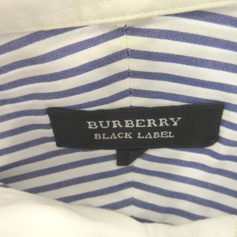 バーバリーブラックレーベル BURBERRY BLACK LABEL シャツ 2 青 ブルー