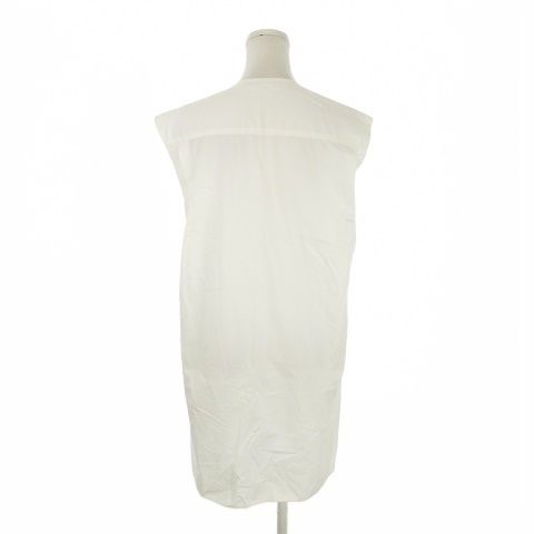 ヨーコチャン YOKO CHAN シャツ ブラウス 38 白 ホワイト ノースリーブ