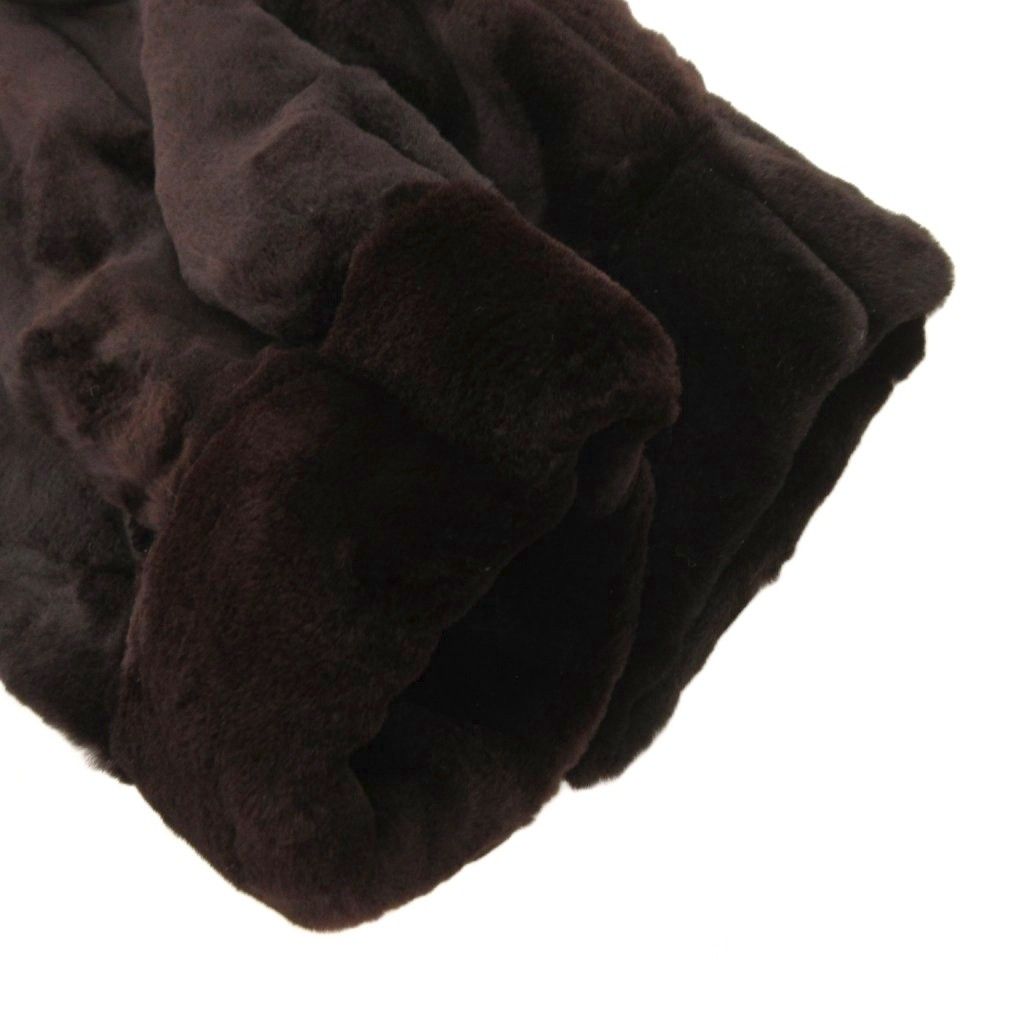 サガミンク SAGA MINK 銀サガ ファーコート シェアードミンク ロング F