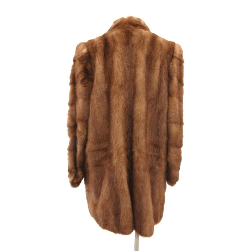 サガミンク SAGA MINK 銀サガ ファーコート ミンク 毛皮 15 茶