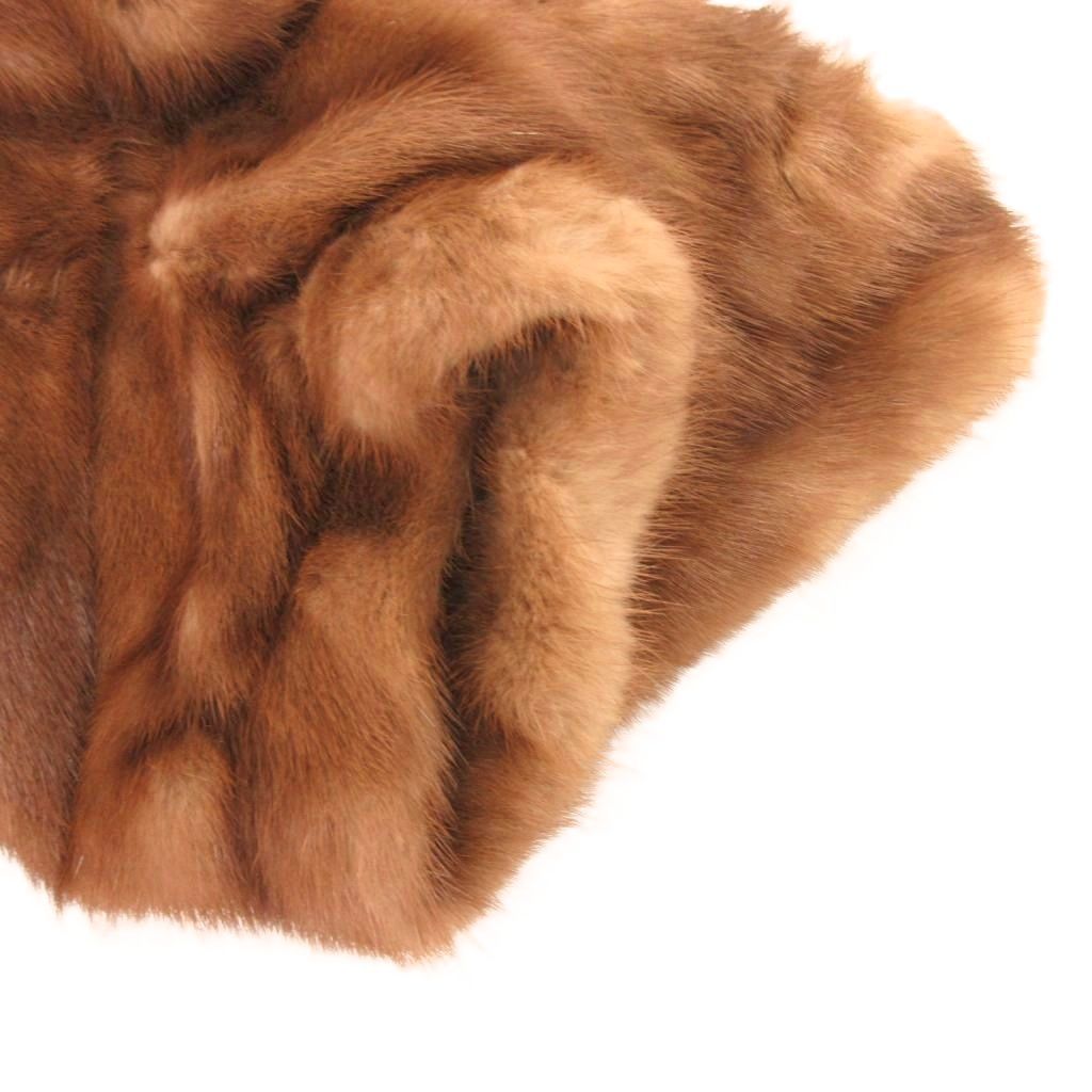 サガミンク SAGA MINK 銀サガ ファーコート ミンク 毛皮 15 茶