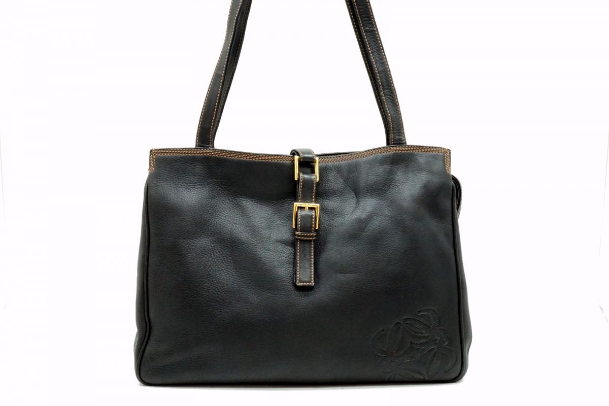 ロエベ ヴィンテージ ショルダー バッグ トート アナグラム Unisex 