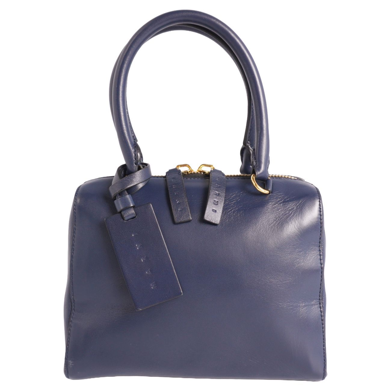 美品 マルニ MARNI バッグ 2way ハンドバッグ ショルダーバッグ レザ 