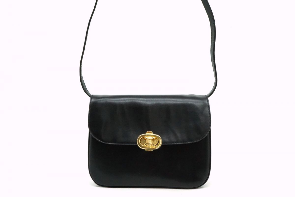 セリーヌ ヴィンテージ 2way ショルダー バッグ クラッチ クロスボディ