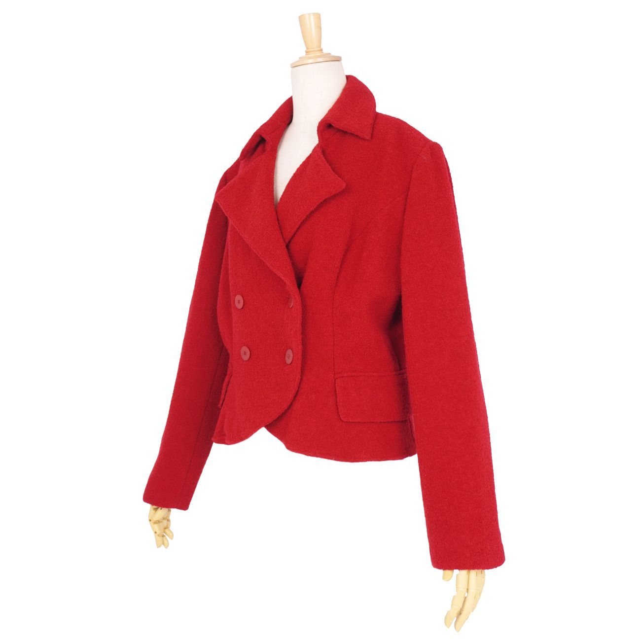 美品 Vintage エルメス HERMES ジャケット テーラード ダブルブレ