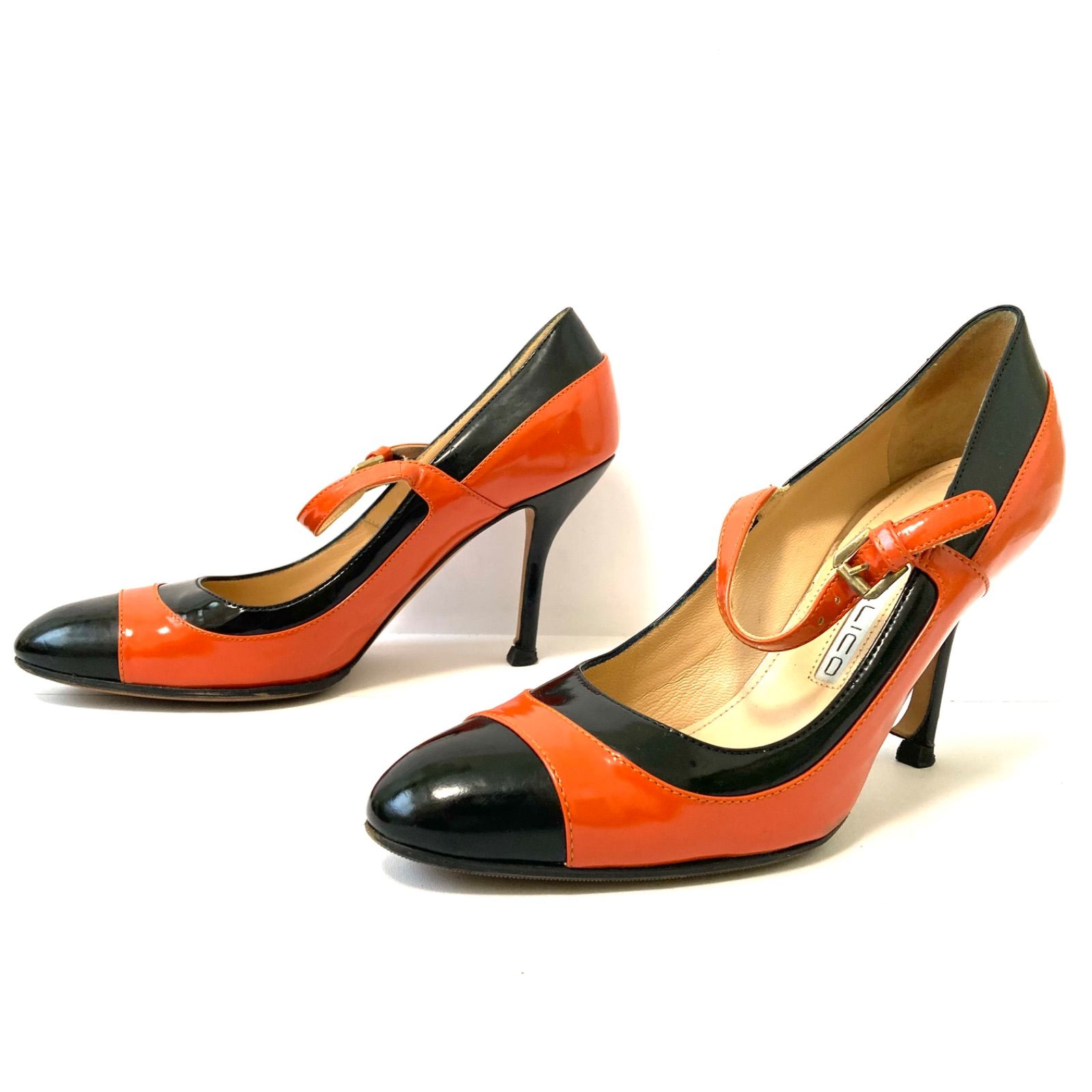 イタリア製◎【PELLICO】ペリーコ アーモンドトゥ ヒール ストラップ