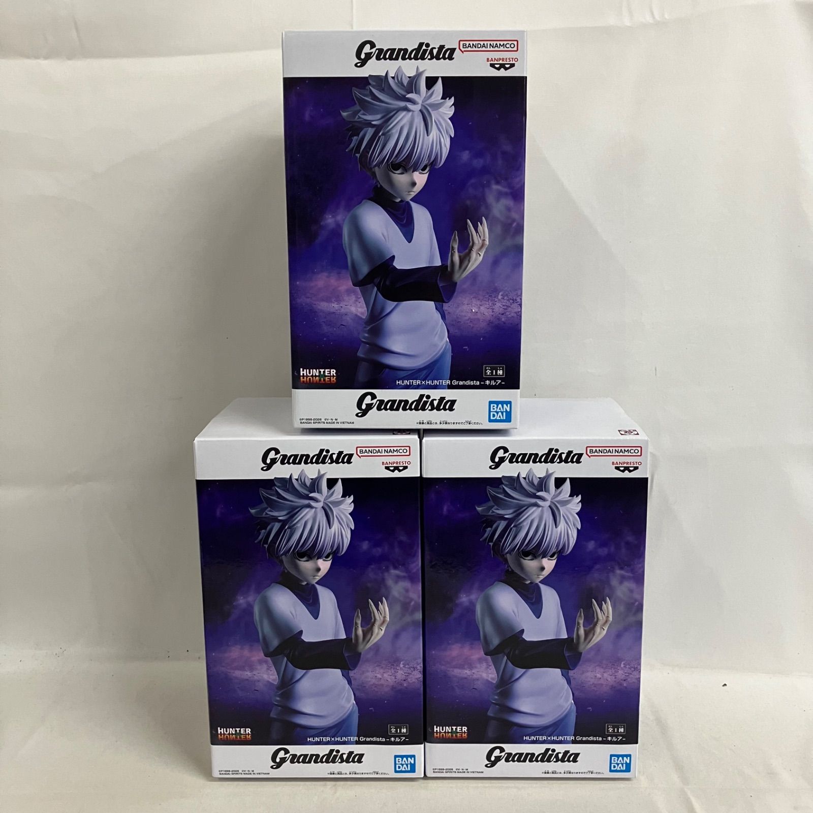 未開封 ハンターハンター Grandista キルア フィギュア 3個セット