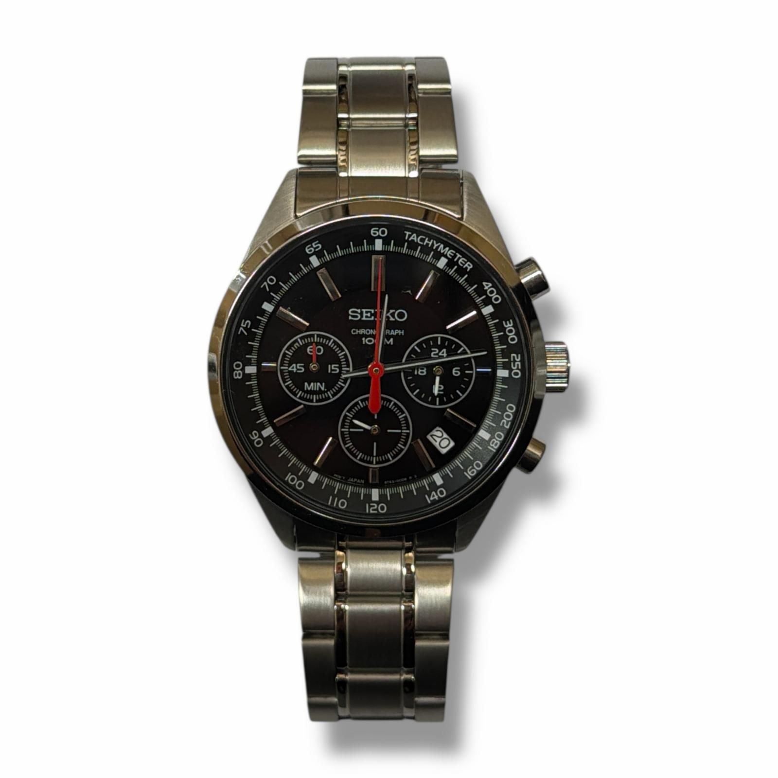 SEIKO クラシッククロノグラフ 腕時計 クォーツ セイコー 6T63-00B0