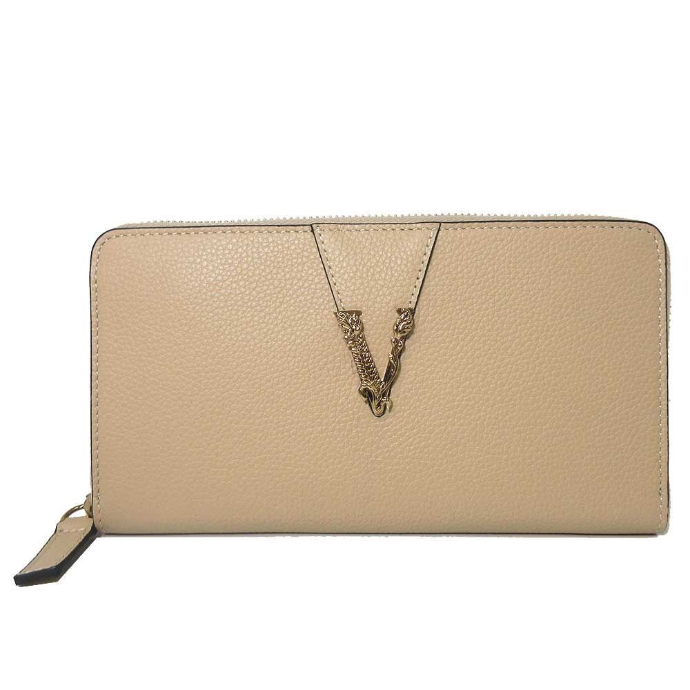 新品】ヴェルサーチェ 1006263 ア財布 長財布 VERSACE VIRTUS レザー 