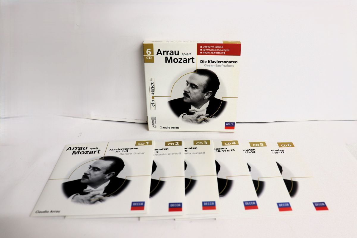 7discs CD クラウディオ・アラウ モーツァルト ピアノソナタ全集